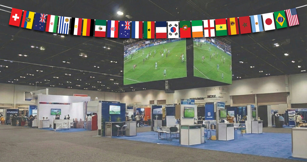 String Flags Hand Tied 2026 International Soccer