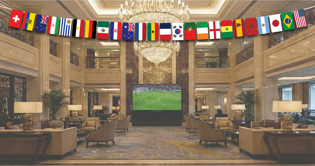 String Flags Hand Tied 2026 International Soccer