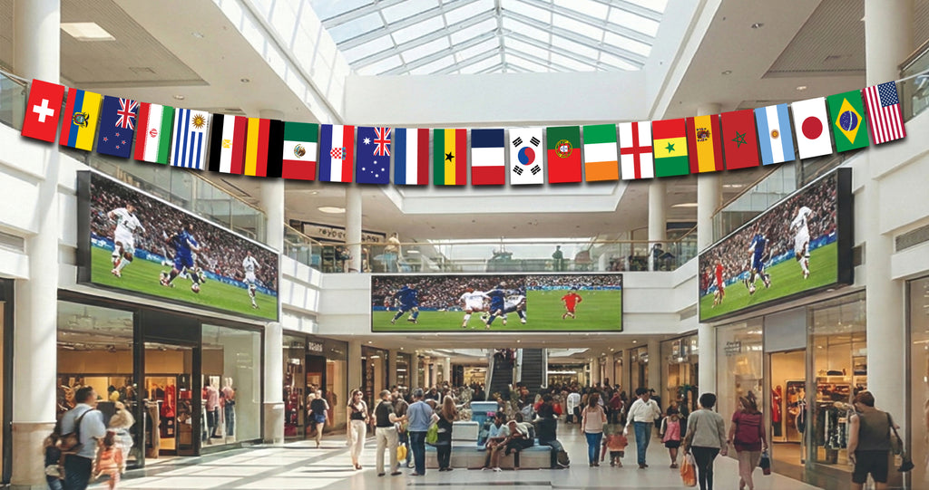 String Flags Hand Tied 2026 International Soccer
