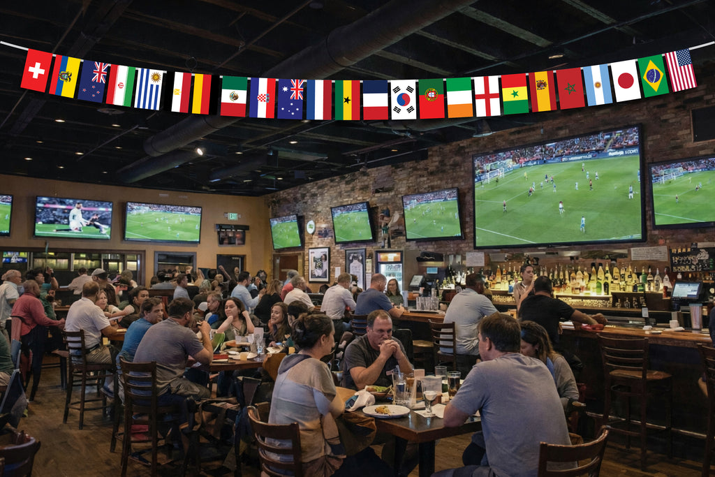 String Flags Hand Tied 2026 International Soccer